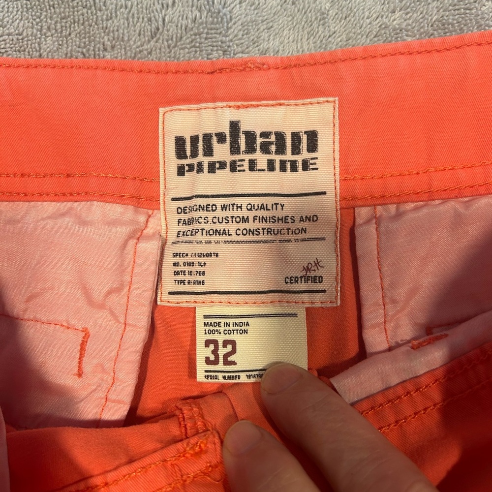 Men’s Urban Pipeline Vibrant Orange Shorts